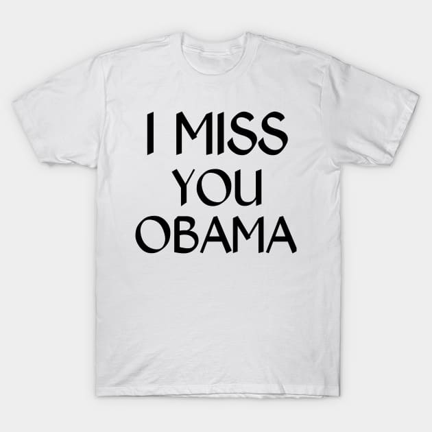 Barron trump i miss you obama T-Shirt by Assilstore